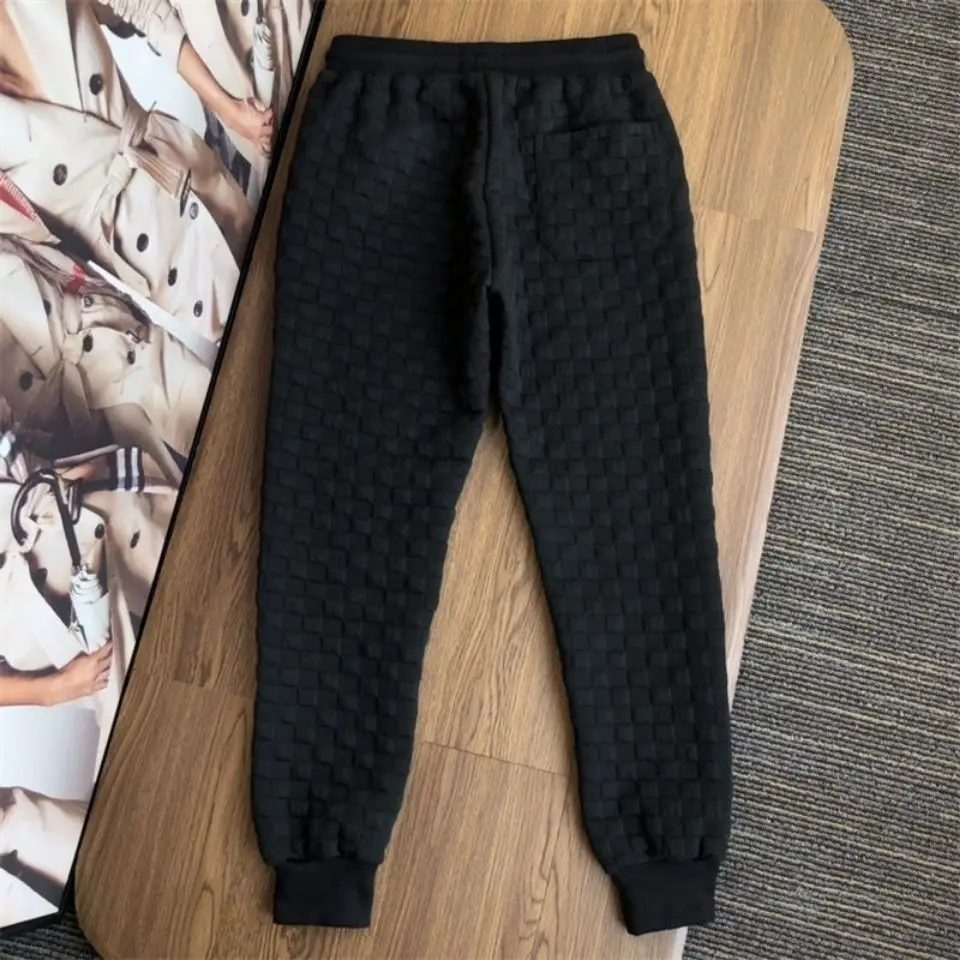 men clothing set  Light Luxury High Quality Suit Casual Loose Hooded Cardigan Sweater Loose Large Size Trend Pants tracksuit men