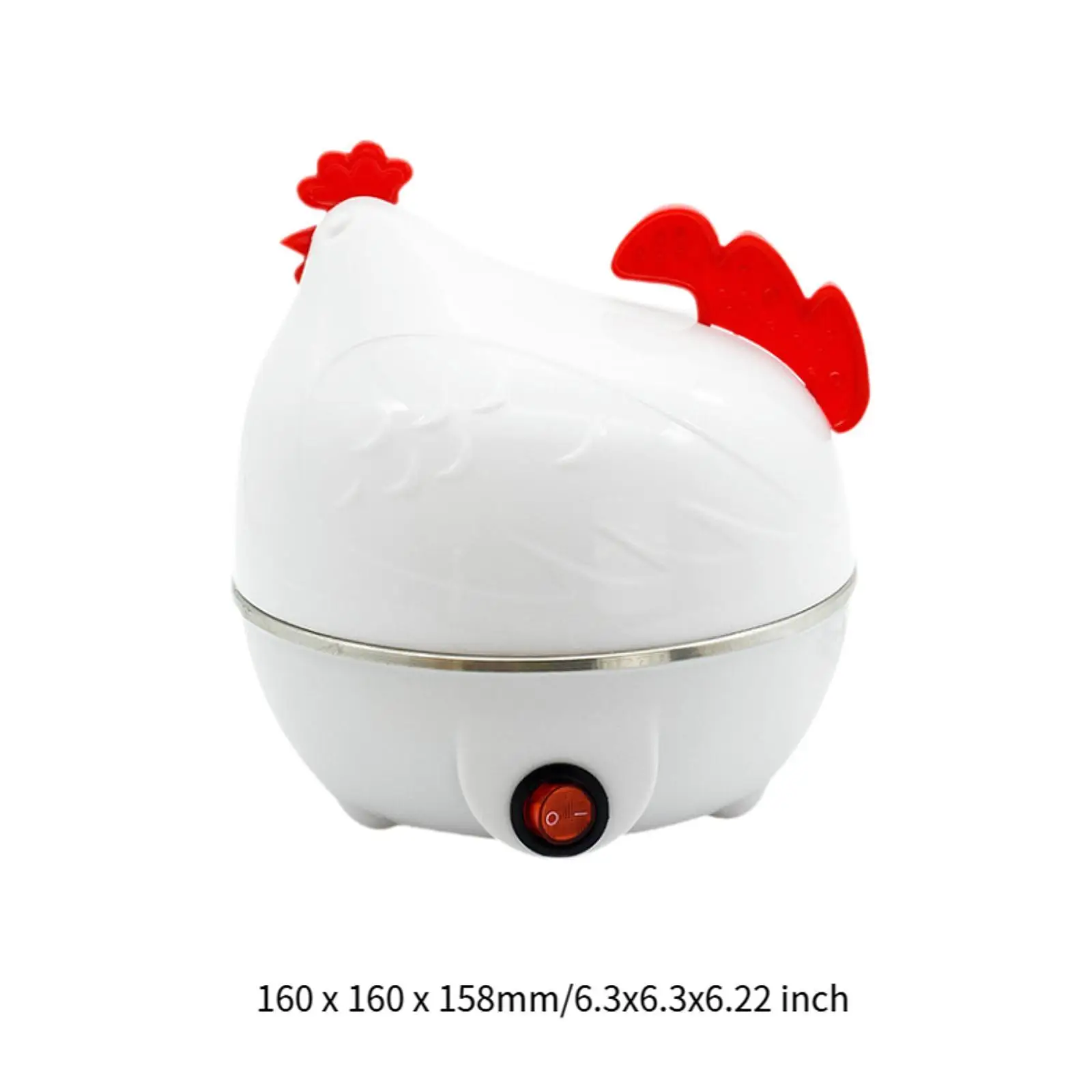 Egg Cooker Auto Shut Off Steaming Egg Boiler for Dining Kitchen Tools Home 6