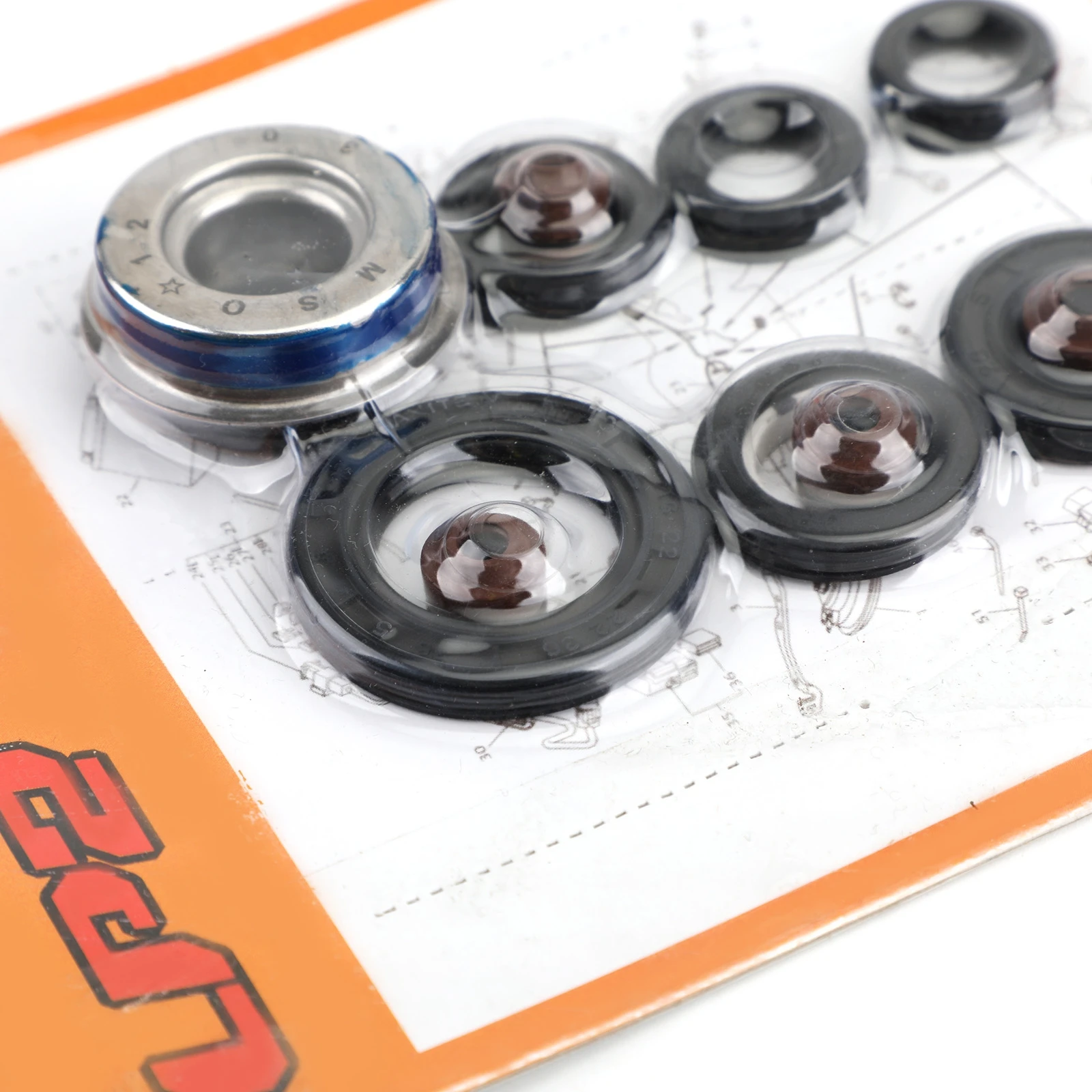 Areyourshop for Honda CRF250L 2013- 2014 2015 crf250l CRF-250L 11pcs Engine Oil Seal Kit Set Rubber