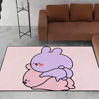 Cute A-Asamimichan Cartoon Lovely Door Mat For Living Room Bedside Decoration Bed Floor Bath Kitchen Entrance Carpet Large Rug 1