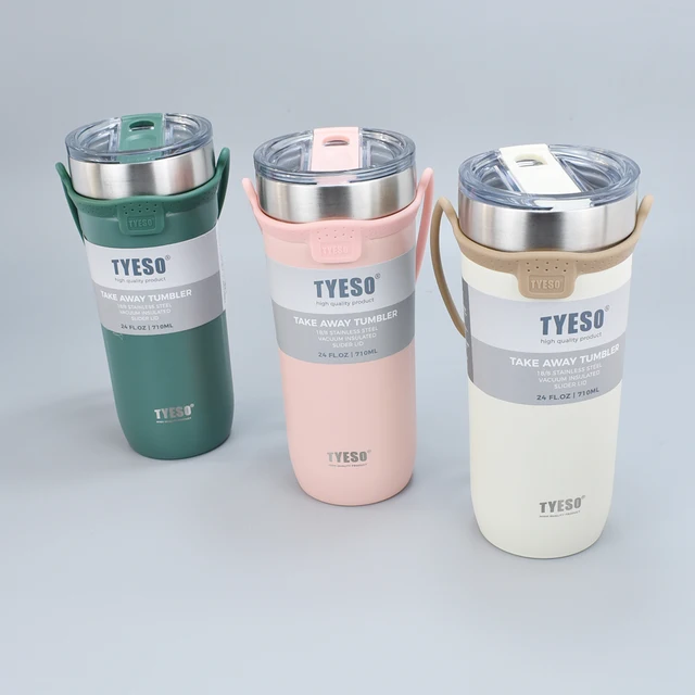 550ML 710ML TYESO Stainless Steel Travel Tumbler 24oz Insulated