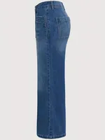 XL-5XL Plus Size Jeans Women Elastic High Waist Long Pants Autumn Winter Fashion Print Big Size 3XL Oversize Office Lady Trouser - Image 5