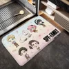 Anime SPY X FAMILY Floor Mat Doormats Home Carpet Foot Mat Bathroom Absorbent Mats Anti-Slip Mats Home Decor Supplies 5