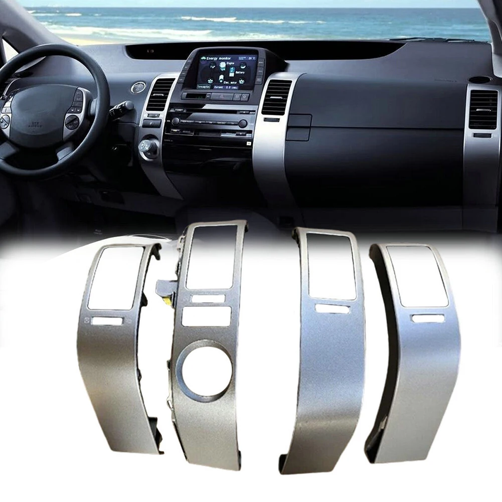

For Toyota For Prius 2004 2005 Car Left Right Center Inner Air Condition A/C Dash Air Vent Cover Trim Gray Accessories