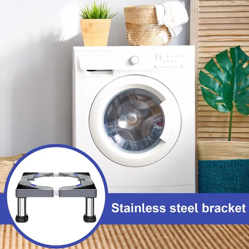 Washing Machine Stand Fridge Stand Universal Base Lifting Riser with 4 Strong Feet for home