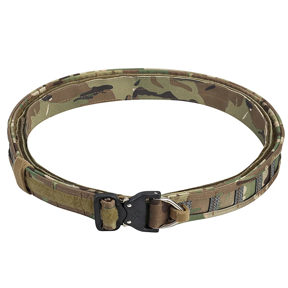 

Tactical Military Belt CPMolle Quick Release Metal Buckle Combat Outdoor Wasit Belts WorkBelt for Hunting Airsoft Gear Women Men