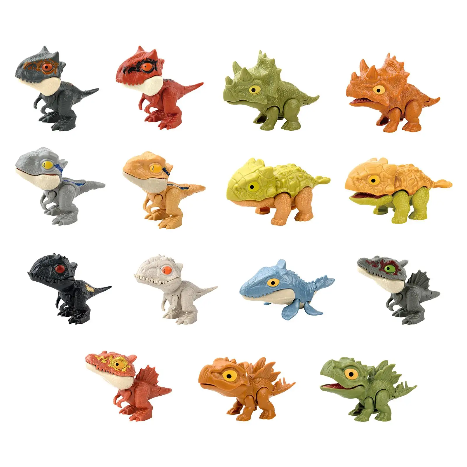 

Biting Finger Dinosaur Toy with The Limbs Flexible Novelty Action Figure