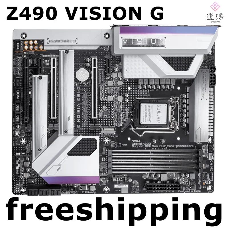 For Z490 VISION G Motherboard 128GB LGA 1200 DDR4 ATX Z490 Mainboard 1 S3f23bcfe2e4645bba61b71a4b18b3f54B