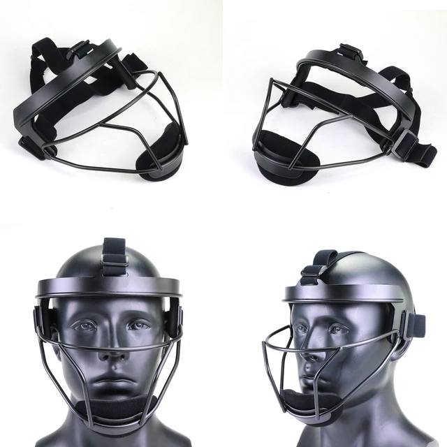 Masque D’arbitre Baseball/Softball Diamond DFM-20 – Noir – Taille Unique Adulte