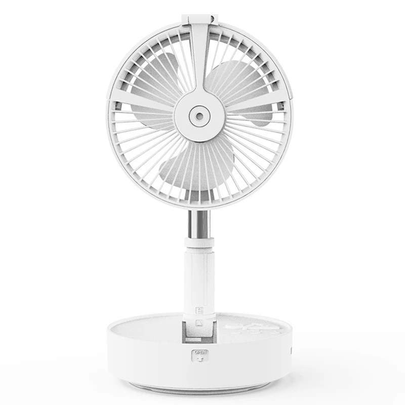 

Portable Folding Retractable Floor Low Noise 7200Mah Spray Fan Outdoor Remote Control Fan Bedroom Desk Cooling Summer