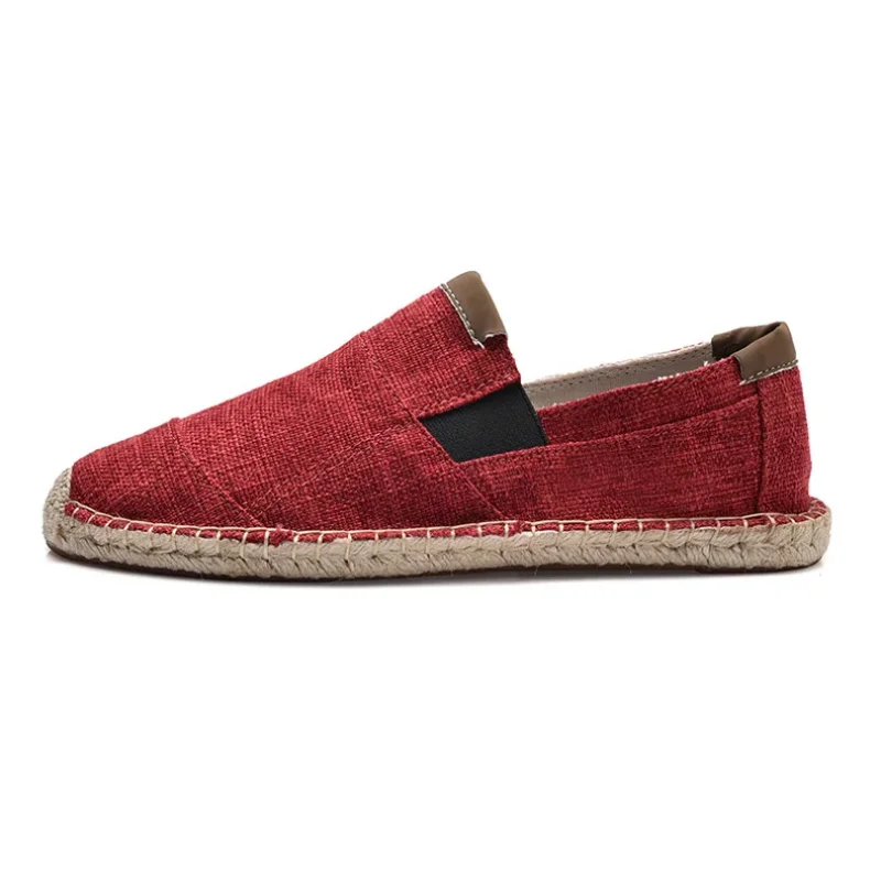 Mens Shoes Casual Male Breathable Canvas Shoes Men Chinese Fashion 2024 Soft Slip On Espadrilles For Men Loafers 3