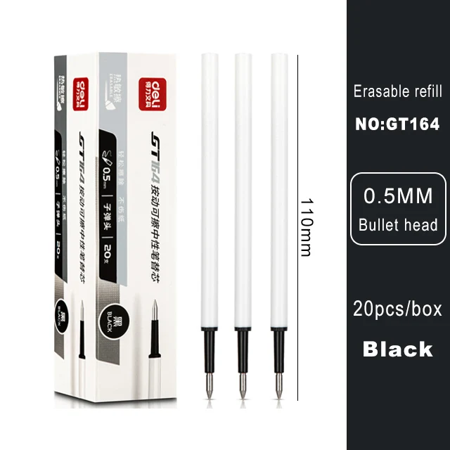 Ensemble De 25 Stylos À Gel Effaçables Avec Recharge De 0,5 Mm, Poignée  Lavable, Stylo Effaçable Magique Pour Outil D'écriture Scolaire, Papeterie  (3 Stylos + 20 Recharges De Stylo + 2 Gommes) - Temu Switzerland