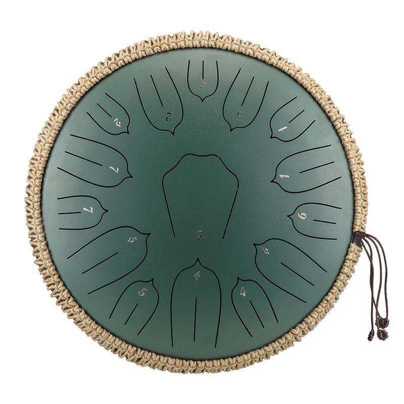 Music Drum 15 Notes Glucophone Steel Tongue Drum 12/13 /14 Inch C Tone D Tone Percussion Musical Instrument musical percussion instruments,tongue drum
