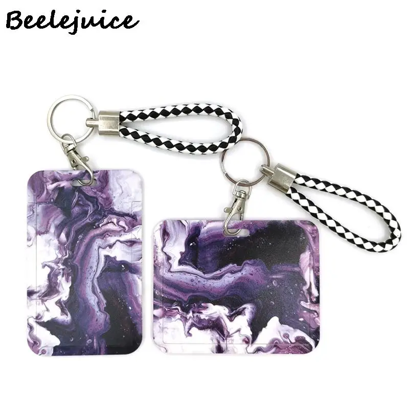 

Purple wave pattern hand Wristlet Lanyards Neck Strap webbings ribbons Phone Keys ID Card Holder Lanyard For Keys DIY Hang Ropes