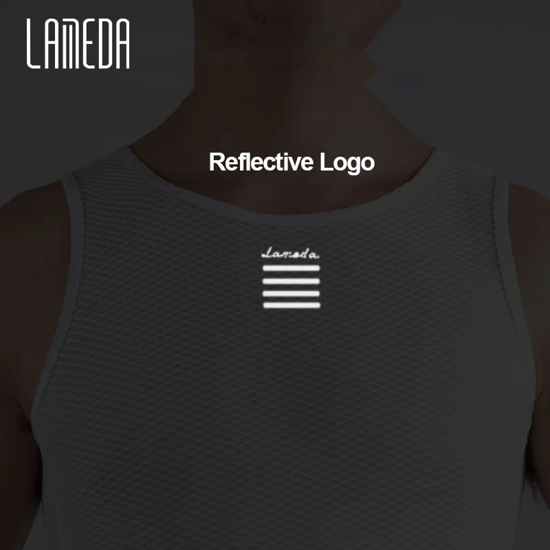 LAMEDA Cycling vest for men High breathability Men Cycling Base Layer Vest Quick drying Bike Sleeveless Top Sweatshirts 3