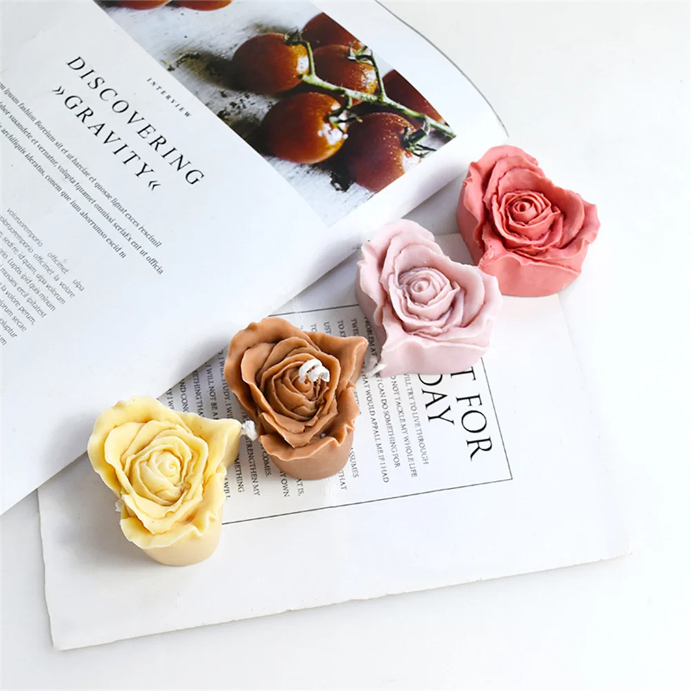 Description Picture 3 of item3D Large Peony Silicone Candle Mold DIY Handmade Creative Flower Aromatherapy Plaster Resin Soap Making Supplies Kit Home Gifts