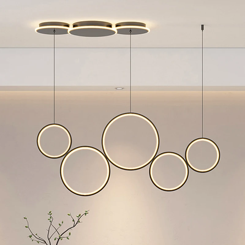 

Modern LED Pendant Lights Ligthing Lustre for Dining Room Kitchen Decor Chandelier Indoor Bar Front Desk Hanging Lights Fixture