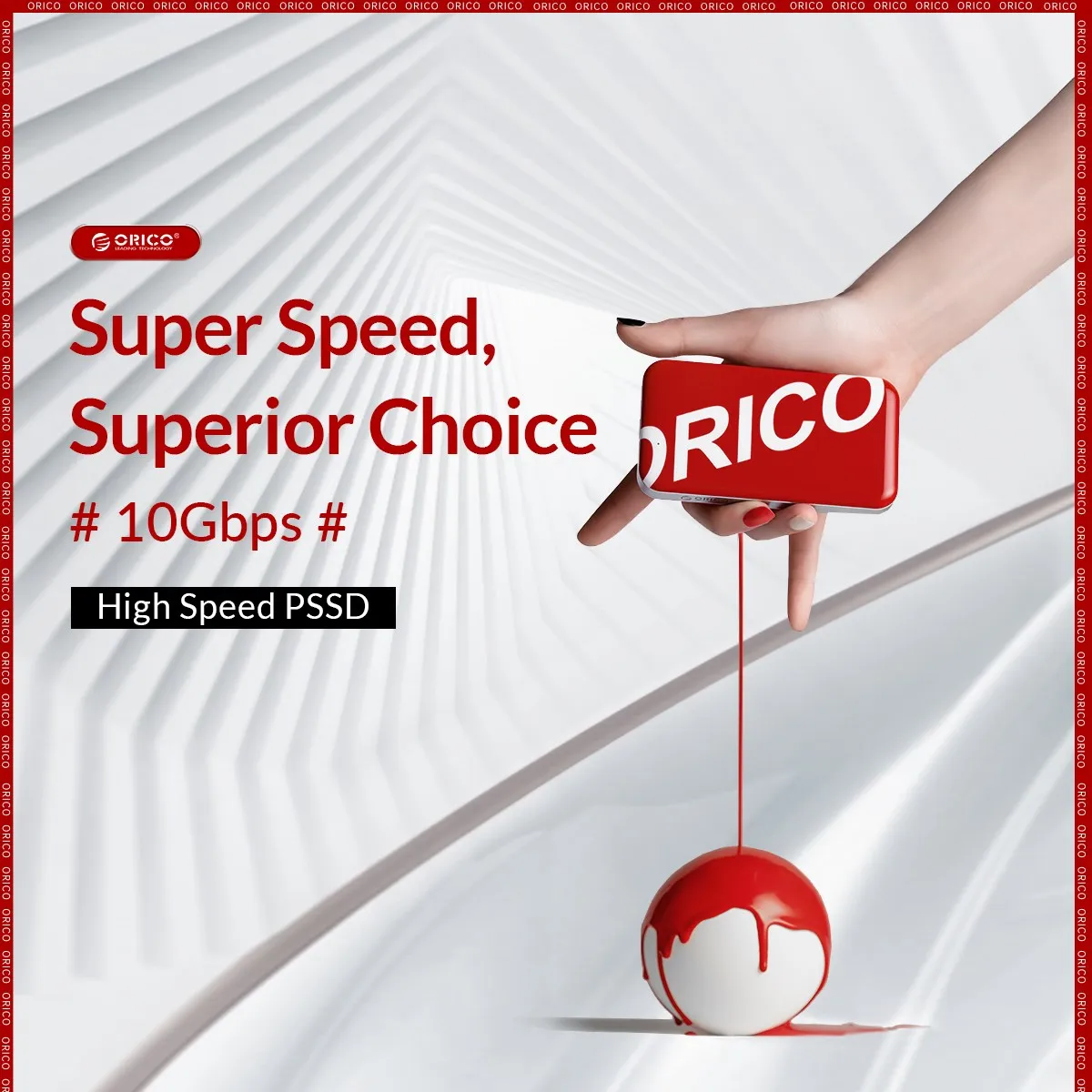 ORICO-SUPRE ޴ SSD 10Gbps  ָ Ʈ ̺, 2 ׶Ʈ 1 ׶Ʈ 256GB 512GB USB 3.2 Gen 2 Type- C Ʈ Ʈ  PSSD