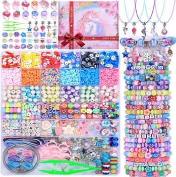 3200-Piece Girls' DIY Bracelet Making Kit Ages 5-12 1