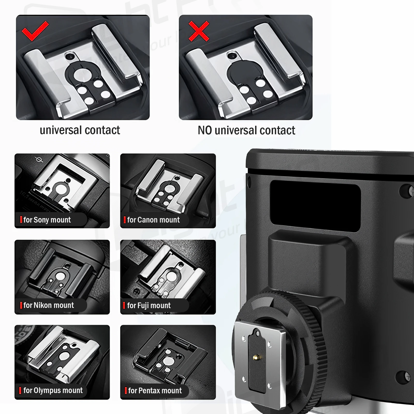 TRIOPO TR100 Mini Flash Light Universal Hot Shoe Portable On-camera Speedlight for Sony Fuji Canon Nikon Panasonic DSLR MILC