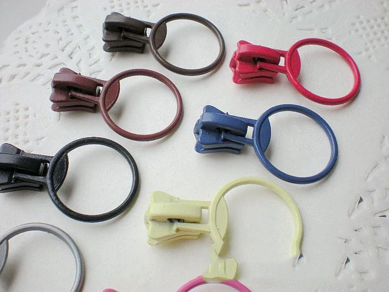 10PCS 5#5V Resin Zipper Sliders Zippers Heads Zinc Alloy Resin Zipper Replace Pulls DIY Craft Cloth Bag Repair Sewing