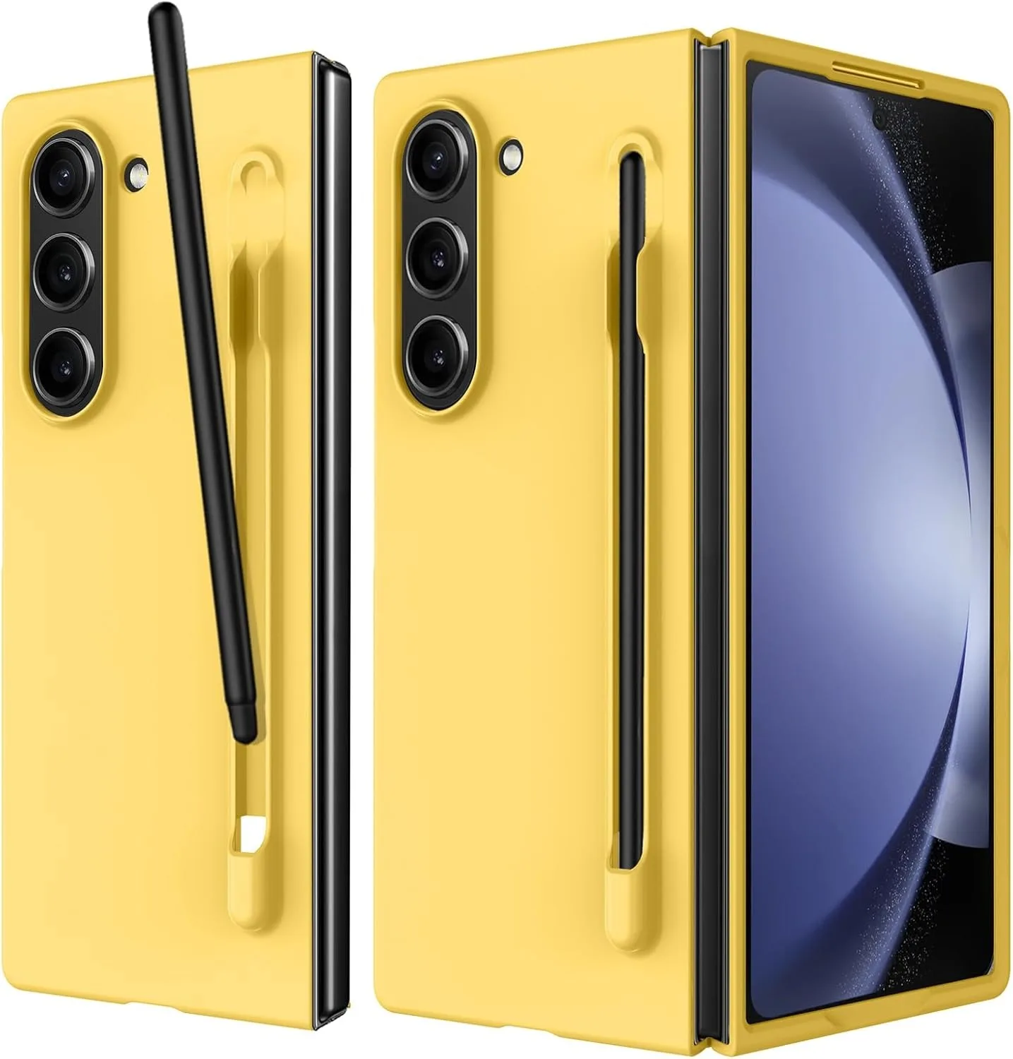 Premium Skin-Feel PC Case with S Pen Holder and Storage