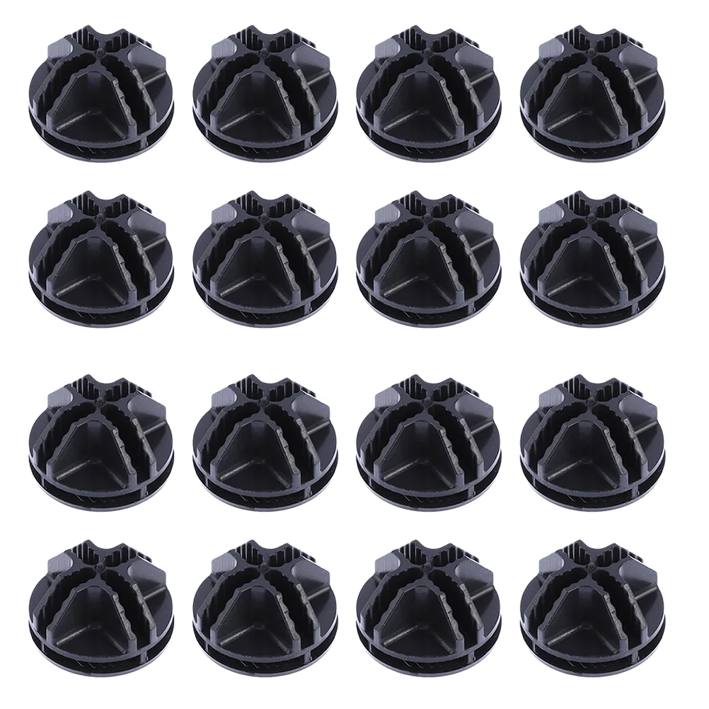 

40 Pcs Metal Shelf Buckle Closet Connectors ABS Buckles Wire Rack Cube Buttons Plastic Making Tools Cabinet Fasteners