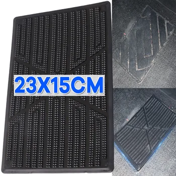 Tappetino per conducente principali dell'auto Tappetino per auto universale Tappetino per auto Adesivo per tappeti antiscivolo Pedale in materiale PVC resistente all'usura 23 × 15 cm