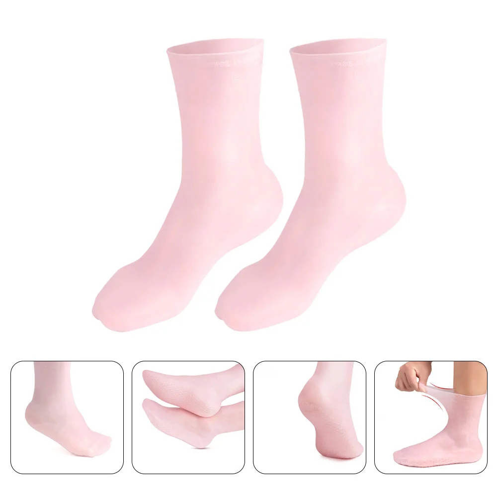 

Moisturizing Socks Beach Foot Care Supplies for Girls Anti-crack Cracked Feet Sebs Elastic Long Men and Women