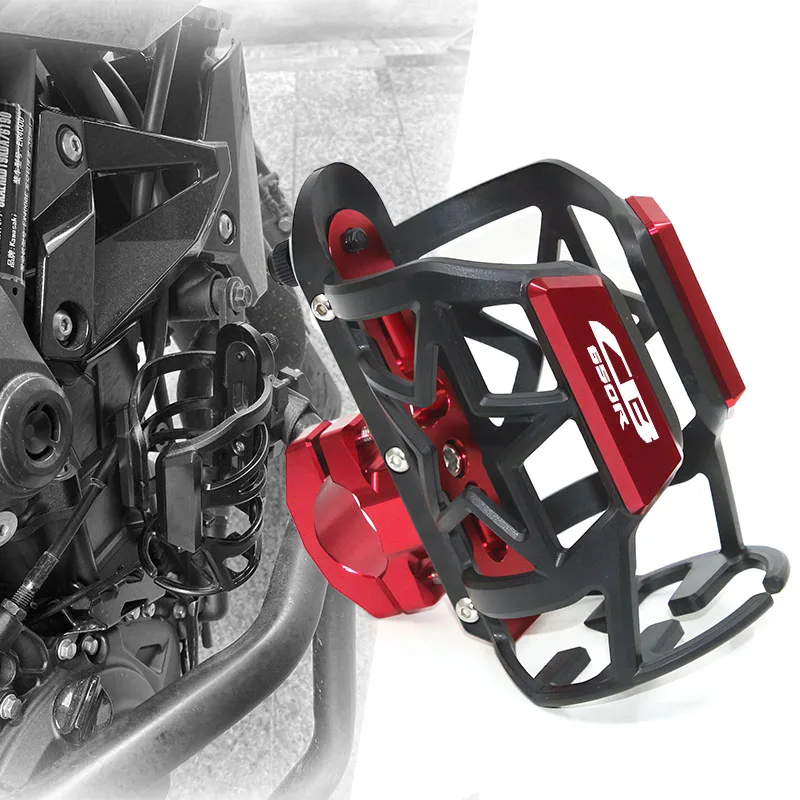 

FOR HONDA CB 650R 650 R CB650R Neo Sports Cafe Universal Motorcycle CNC Beverage Water Bottle Drink Cup Holder