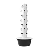 smart vertical hydroponic tower home vegetable growing system