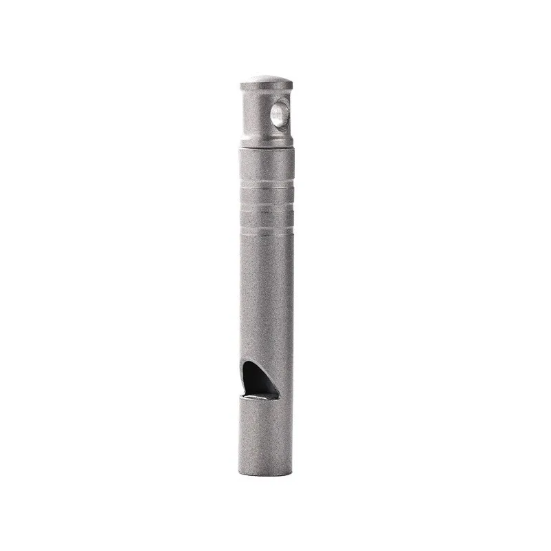 Survival Whistle Outdoor Aluminum Alloy Emergency Whistle Survival Safety Mini Whistle EDC Whistle Necklace Hiking Camping Travel Survival