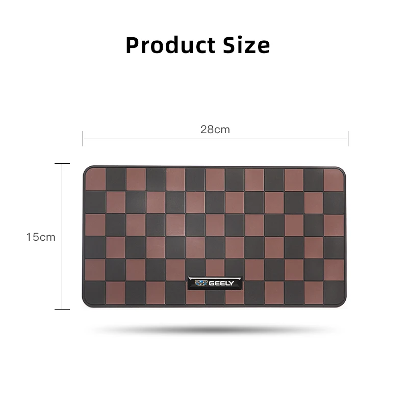 Car Non Slip Mat Dashboard Anti-Slip Storage Pad Auto Interior For Geely Coolray Geometry GX3 Emgrand EC7 LC Panda Binray X7 CK