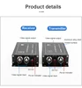 2CHs HD AHD Coaxial Multiplexer Expander 1 Line Transmits 2channel Surveillance Camera Signal Mixer CCTV Monitoring Accessories 3