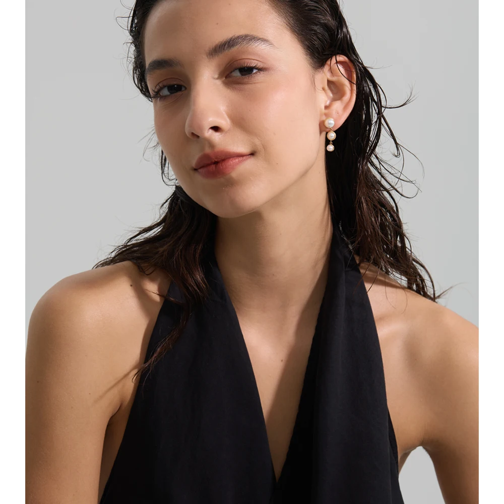Yhpup Earrings Small Drop Dangle Daily Wear