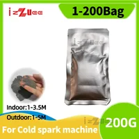 1-200Bag Ti Powder Cold Spark 200g For Wedding Party Machine Indoor Outdoor Dust MSDS Certification For Stage Light Party DJ 1