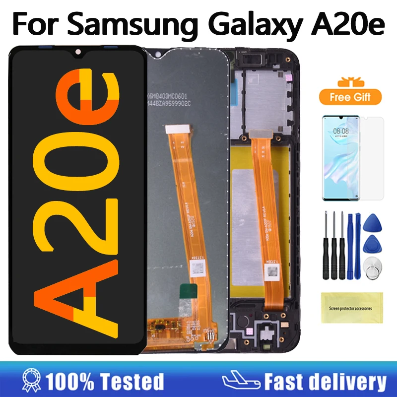 

5.8"A20e LCD For Samsung Galaxy A20e SM-A202F A202DS A202F/DS A202 LCD Display Touch Screen Digitizer Assembly Replacement