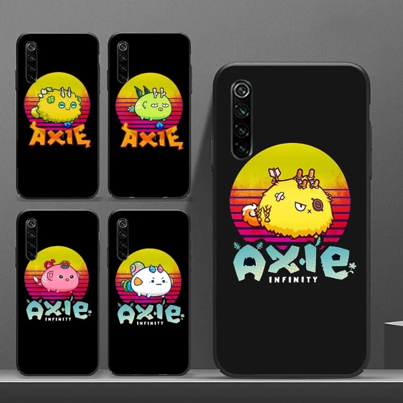 Custodia Per Telefono Da Gioco Axie Infinity Per Realme Gt Neo 3 2 10 9 8 7 Pro X50 X2 C35 C33 C31 C30 Cover Morbida Nera Per Telefono