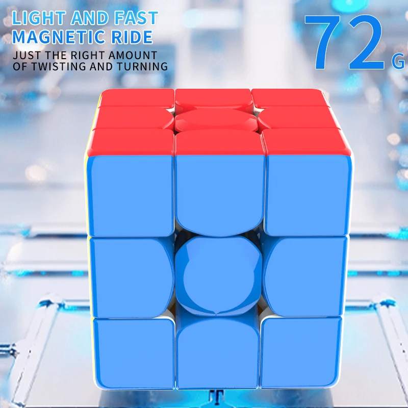 [JudyCube] Yuxin Huanglong 3X3 M V2 Magnetic Magic Speed Cube Stickerless Huanglong 3M Fidget Toys Cubo mágico Puzzle 4