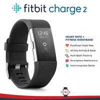 Fitbit Charge 2 smart wristband heart rate monitoring exercise pedometer fitness sleep call notification GPS IOS Android 1