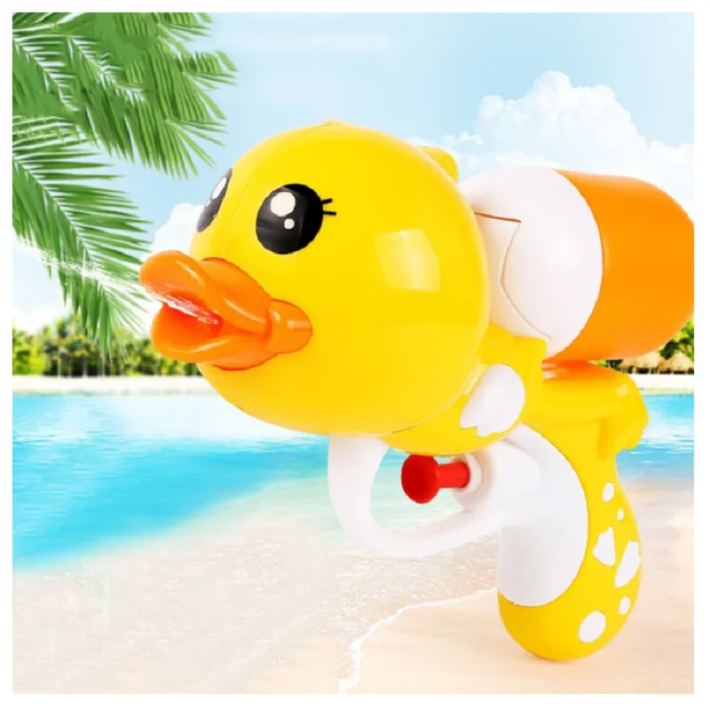

Summer Children Mini Duck Bath Toy Cartoon Animal Spray Water Gun Hand-held Water Gun for Kids Bath Toy Outdoor Beach Toys