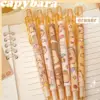 6 Pcs Cute Mechanical Pencils with Eraser 0.5mm Cartoon Capybara Mechanical Pencil Light Pencil for Kids Boy Girl Women 6