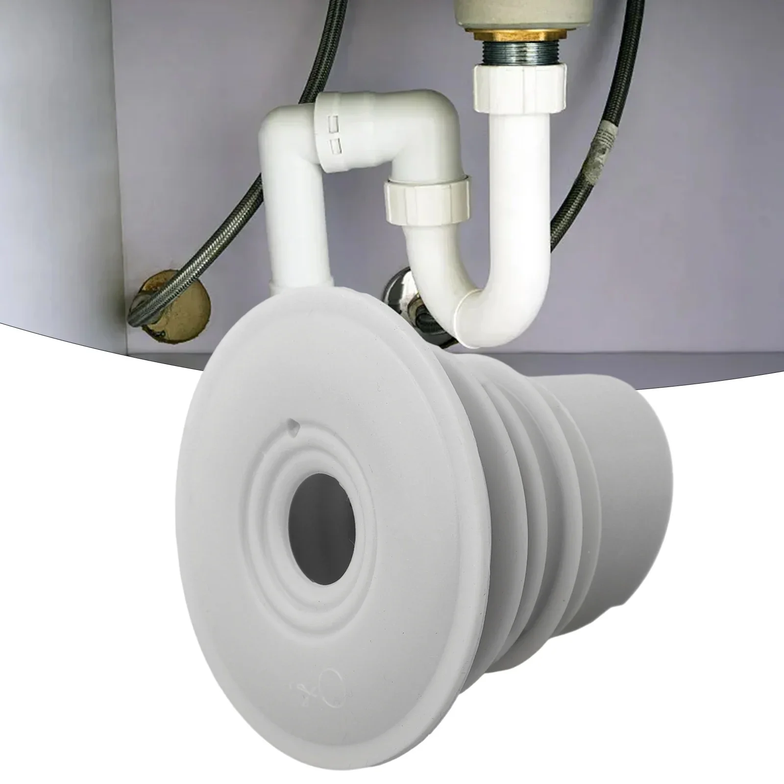 

7-Layer Upgraded Silicone Drains Sewer Pipe Sealing Ring Anti-Waterproof Sealing Plug 53x78/64x73/77x89mm Tool Parts