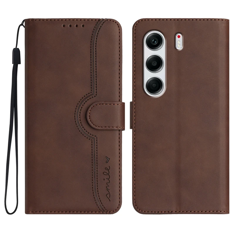 Leather Wallet Flip Case - Elegant Book Cover Design