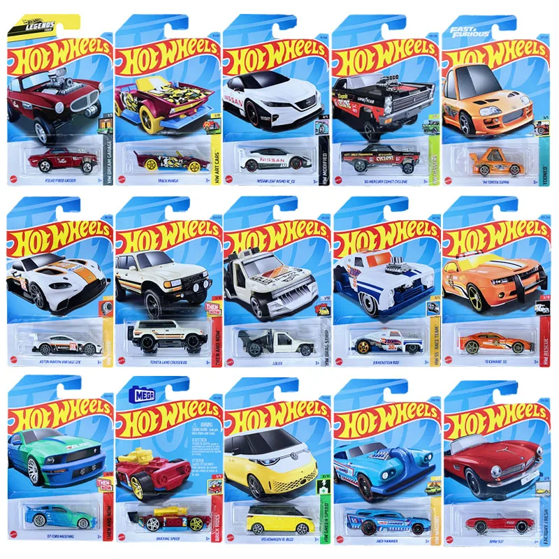 2023 Hot Wheels C4982 94 Toyota Supra Ford Mustang Jack Hammer Lotus Emira Lolux Bmw507 Batmobile Camaro Ss 1:64 Diecast Car Toy