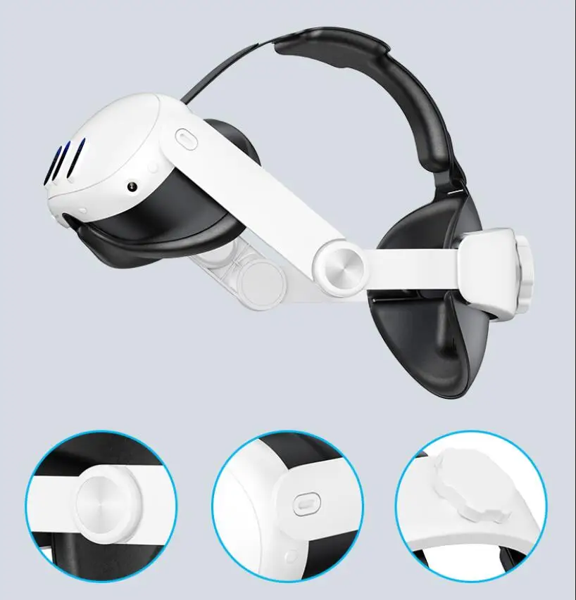 Für Meta Quest 3 VR Brille Headset Stirnband Einstellbare Headband Strap  Zubehör