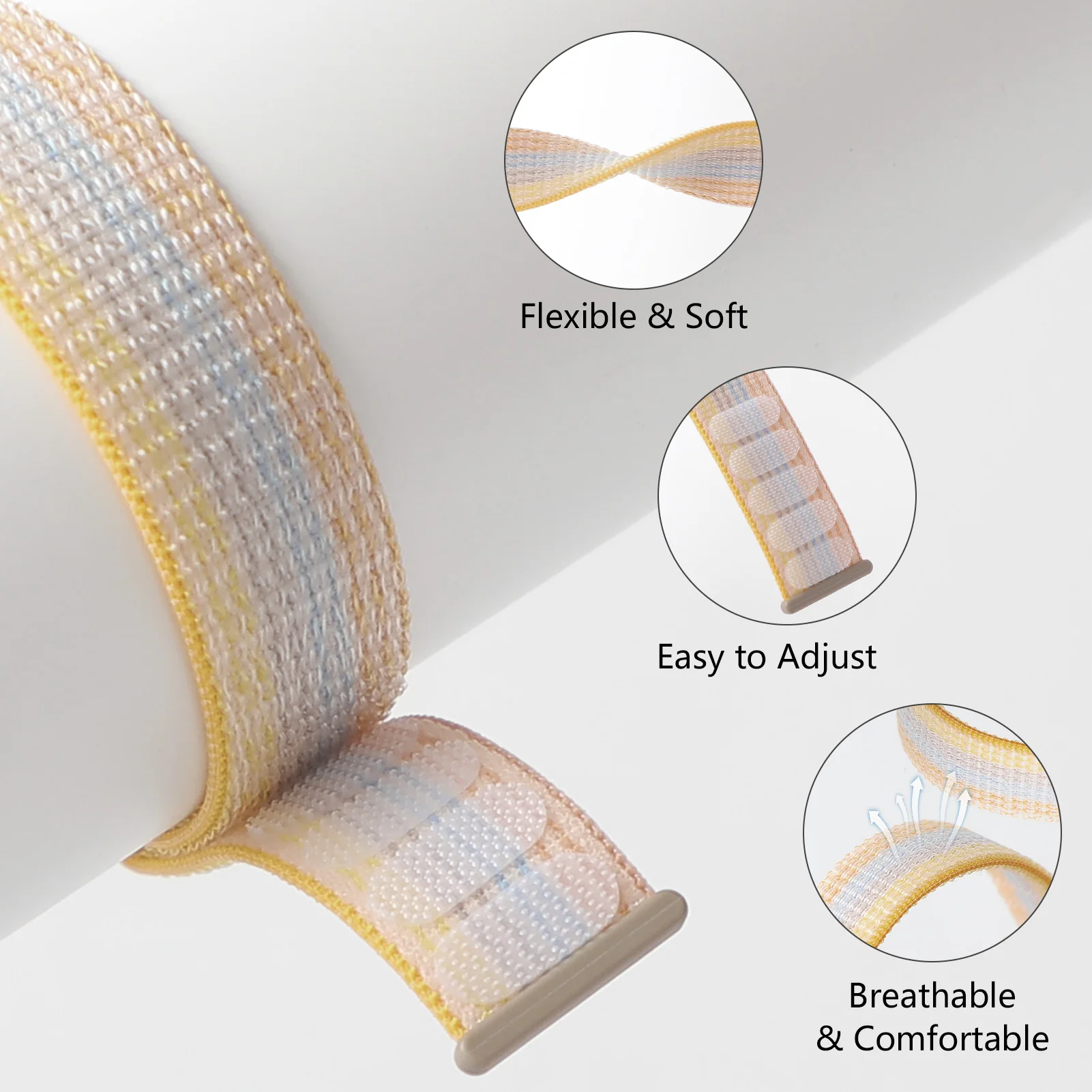 Nylon Loop Sport Strap – Versatile and Comfortable Bracelet Band