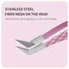 ANNAFRIS Fiber Tip Lash Tweezers Stainless Steel  Eyelash Extension Tweezers Precise fiber Anti-slip Tweezer Makeup Tools 3