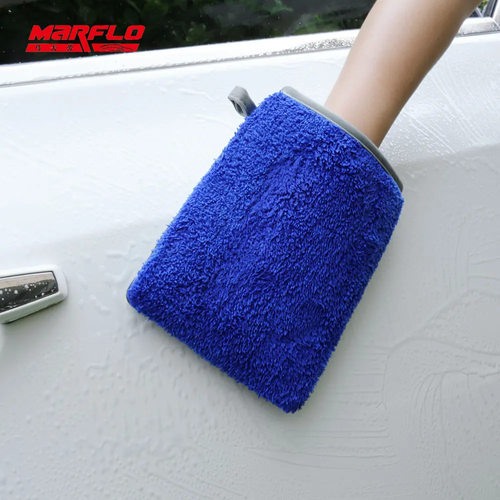 Microfiber Cloth Magic Clay Mitt Gloves Pad For Car Washing Removal Contaminants Auto Care Cleaning Towel BT-6026