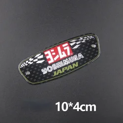 For Honda Yamaha Heat Resistant Decals Cafe Racer 3D Motorcycle Exhaust Pipe Tip Decoration Stickers Moto Aluminium Ornamental